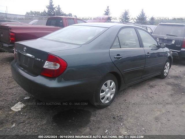 4T1BE32K33U710593 - 2003 TOYOTA CAMRY LE/XLE/SE Yaşıl foto 4