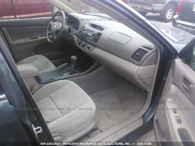 4T1BE32K33U710593 - 2003 TOYOTA CAMRY LE/XLE/SE Yaşıl foto 5