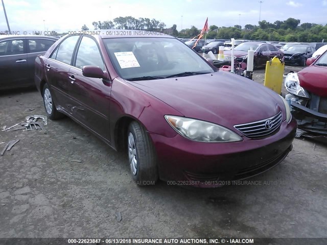 4T1BE32K15U047687 - 2005 TOYOTA CAMRY LE/XLE/SE 红色 照片 1