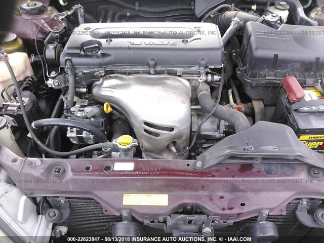 4T1BE32K15U047687 - 2005 TOYOTA CAMRY LE/XLE/SE 红色 照片 10