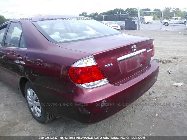 4T1BE32K15U047687 - 2005 TOYOTA CAMRY LE/XLE/SE 红色 照片 6