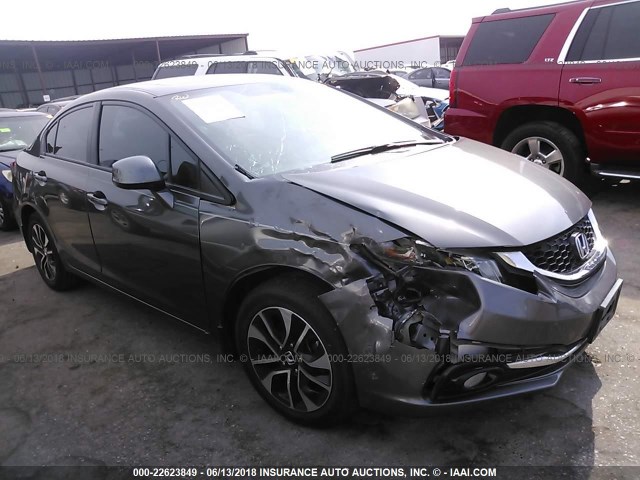 2HGFB2F92DH522945 - 2013 HONDA CIVIC EXL 灰色 照片 1