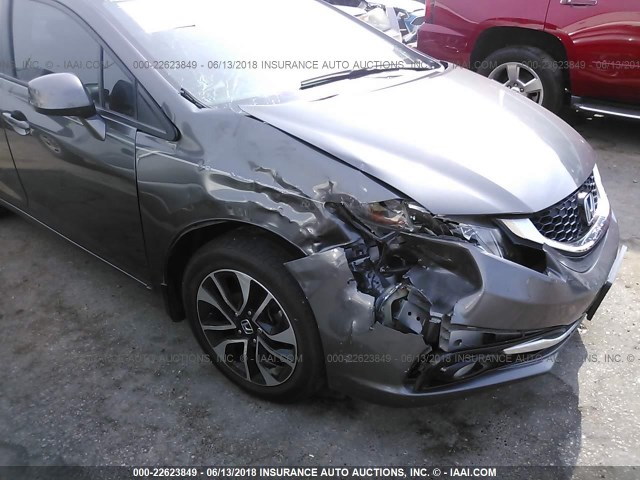 2HGFB2F92DH522945 - 2013 HONDA CIVIC EXL 灰色 照片 6