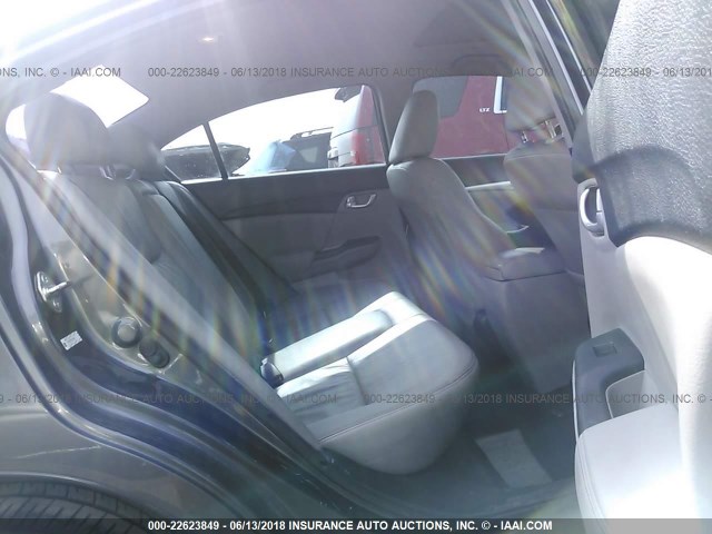 2HGFB2F92DH522945 - 2013 HONDA CIVIC EXL 灰色 照片 8