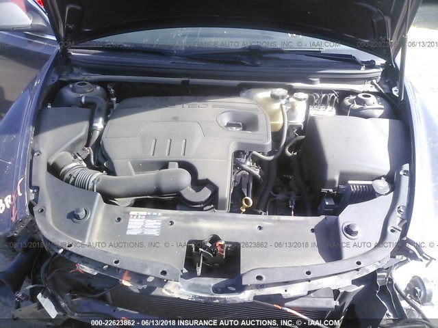 1G1ZC5E16BF143766 - 2011 CHEVROLET MALIBU 1LT 灰色 照片 10