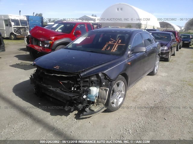 1G1ZC5E16BF143766 - 2011 CHEVROLET MALIBU 1LT 灰色 照片 2