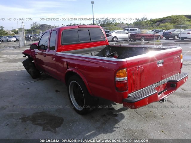 5TEVN52N11Z835409 - 2001 TOYOTA TACOMA XTRACAB S-RUNNER RED photo 3