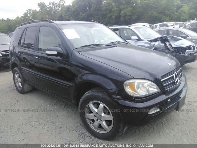 4JGAB75E33A385012 - 2003 MERCEDES-BENZ ML 500 BLACK photo 1