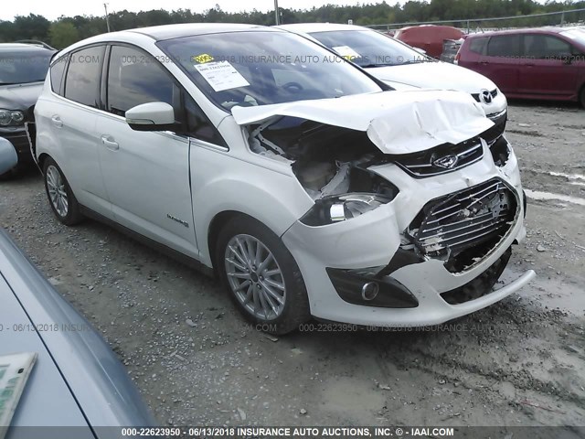 1FADP5BU9DL528768 - 2013 FORD C-MAX SEL WHITE photo 1