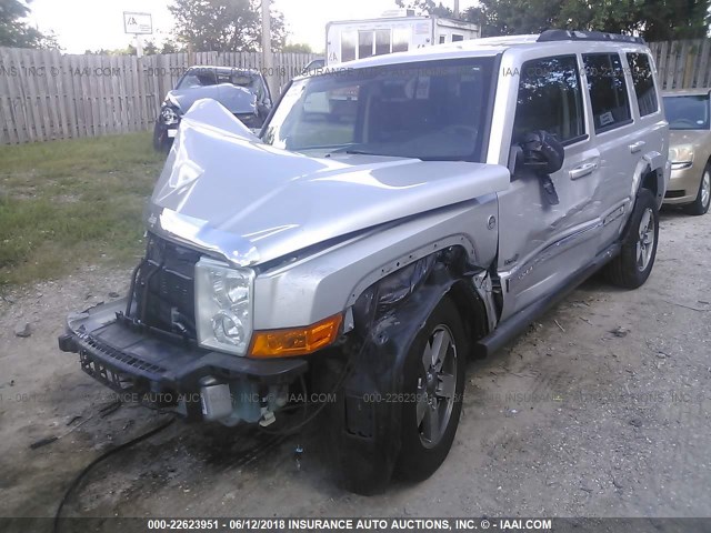 1J8HG48N96C260872 - 2006 JEEP COMMANDER ვერცხლისფერი ფოტო 2
