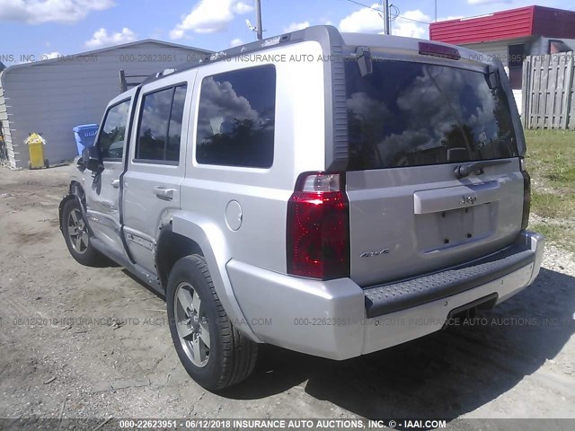 1J8HG48N96C260872 - 2006 JEEP COMMANDER ვერცხლისფერი ფოტო 3
