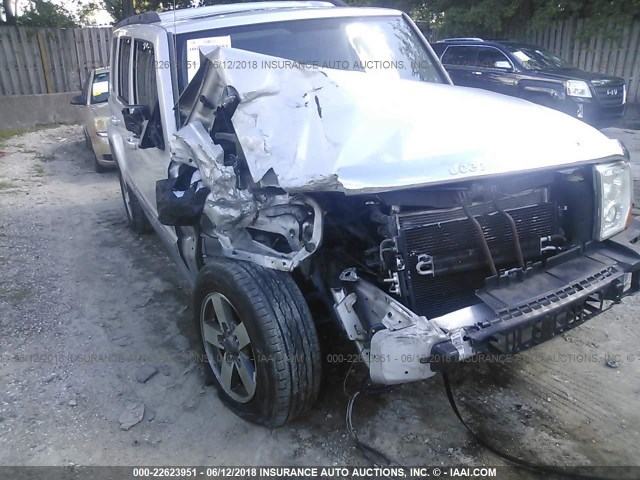 1J8HG48N96C260872 - 2006 JEEP COMMANDER ვერცხლისფერი ფოტო 6