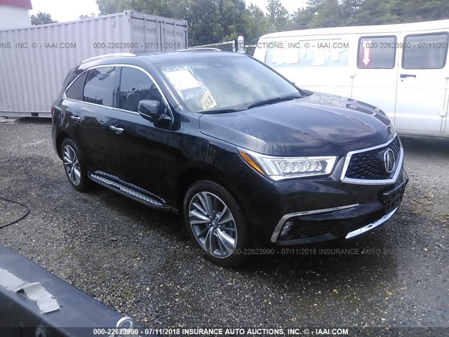 5FRYD4H59HB013937 - 2017 ACURA MDX TECHNOLOGY BLACK photo 1