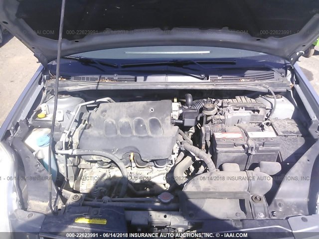 3N1AB61E29L696035 - 2009 NISSAN SENTRA 2.0/2.0S/2.0SL SILVER photo 10