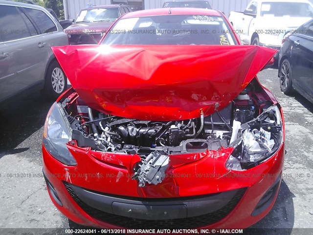 JM1DE1KZ0E0176607 - 2014 MAZDA MAZDA2 SPORT RED photo 6