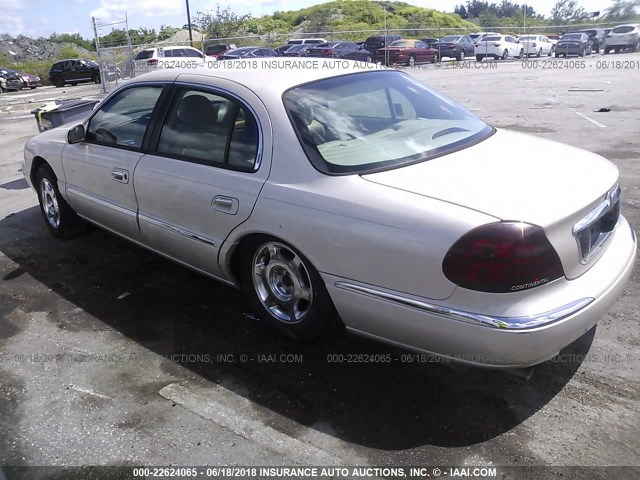 1LNHM97V7YY832912 - 2000 LINCOLN CONTINENTAL  Creme Foto 3