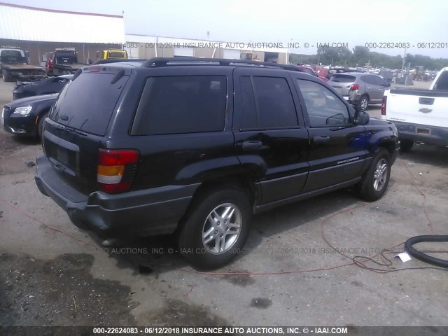 1J4GW48S94C288609 - 2004 JEEP GRAND CHEROKEE LAREDO/COLUMBIA/FREEDOM 黑色 照片 4