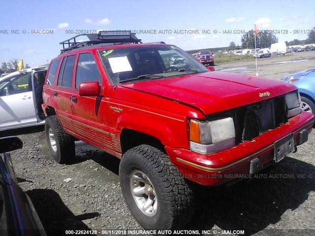 1J4GZ78Y1SC765785 - 1995 JEEP GRAND CHEROKEE LIMITED/ORVIS RED photo 1