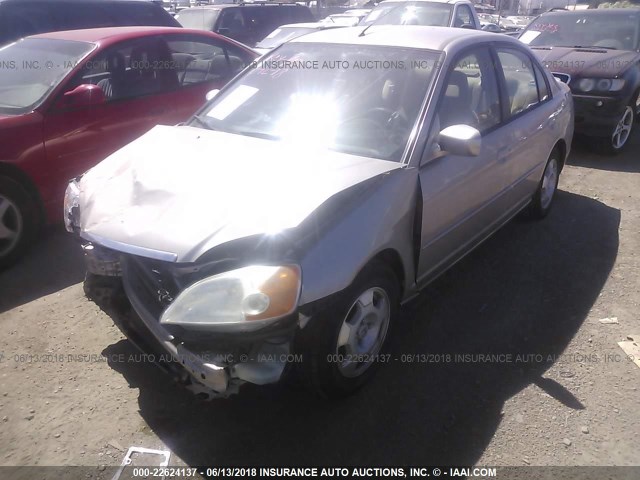 JHMES96653S014368 - 2003 HONDA CIVIC HYBRID GOLD photo 2