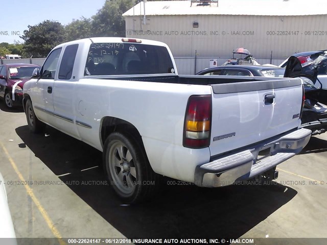 1GTEC19T9YZ209292 - 2000 GMC NEW SIERRA C1500 WHITE photo 3