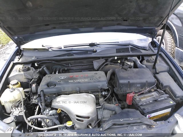4T1BE30K45U073302 - 2005 TOYOTA CAMRY LE/XLE/SE ლურჯი ფოტო 10