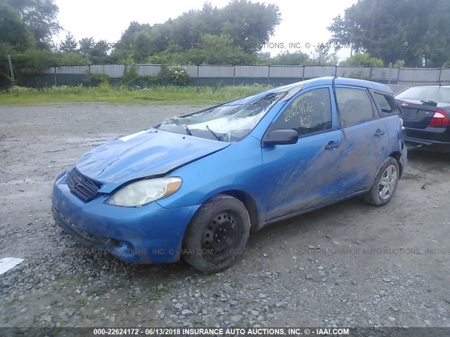 2T1KR32E27C683831 - 2007 TOYOTA COROLLA MATRIX XR BLUE photo 2