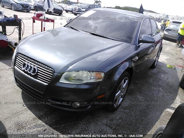 WAUDF78E25A523138 - 2005 AUDI A4 2.0T QUATTRO GRAY photo 2