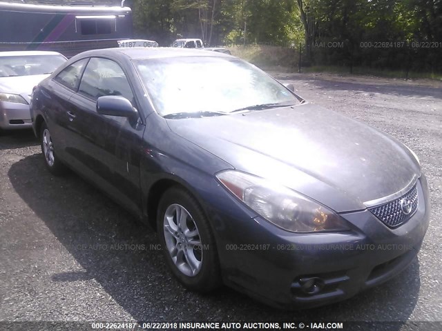 4T1CA30P77U134141 - 2007 TOYOTA CAMRY SOLARA SE/SLE GRAY photo 1