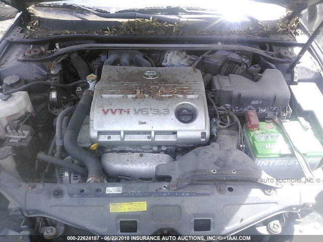 4T1CA30P77U134141 - 2007 TOYOTA CAMRY SOLARA SE/SLE ნაცრისფერი ფოტო 10