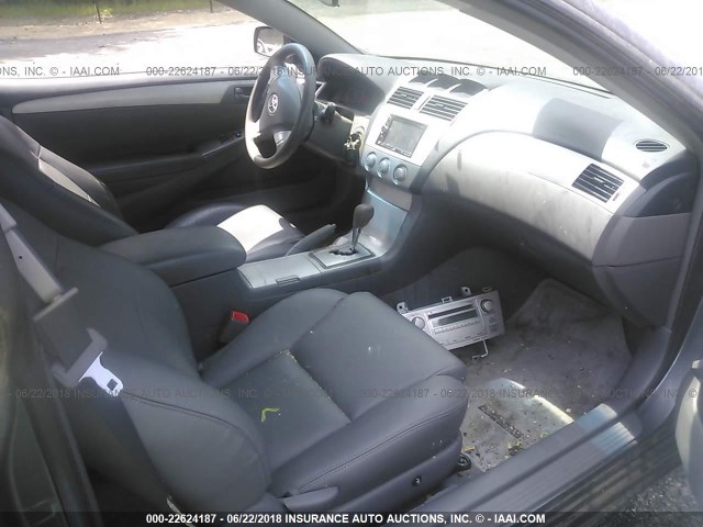 4T1CA30P77U134141 - 2007 TOYOTA CAMRY SOLARA SE/SLE ნაცრისფერი ფოტო 5