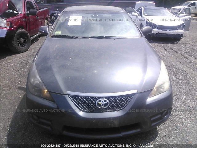 4T1CA30P77U134141 - 2007 TOYOTA CAMRY SOLARA SE/SLE GRAY photo 6