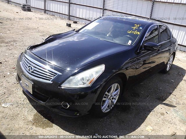 JN1CV6APXCM936205 - 2012 INFINITI G37 SPORT BLACK photo 2