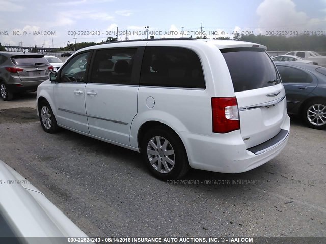 2C4RC1BG0ER295144 - 2014 CHRYSLER TOWN & COUNTRY TOURING WHITE photo 3