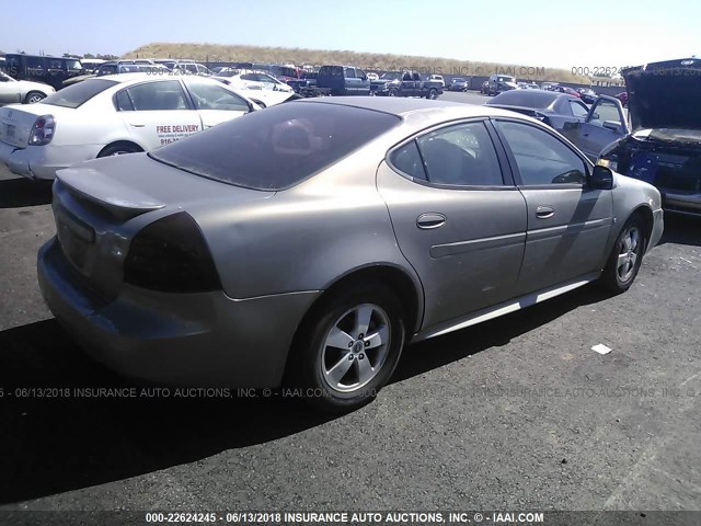 2G2WP552961173160 - 2006 PONTIAC GRAND PRIX GOLD photo 4