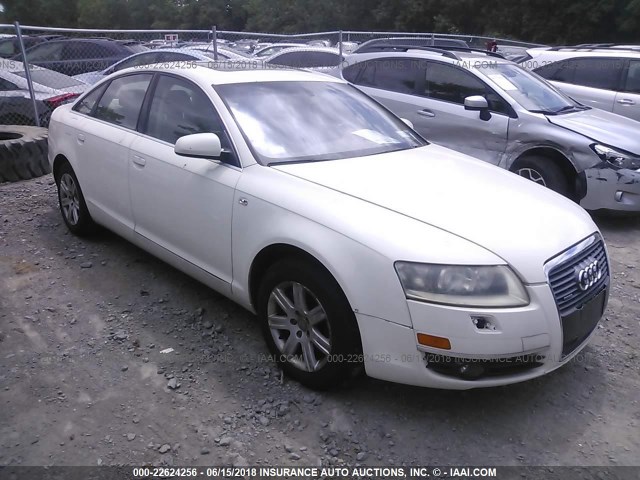 WAUDG74F25N101245 - 2005 AUDI A6 3.2 QUATTRO WHITE photo 1