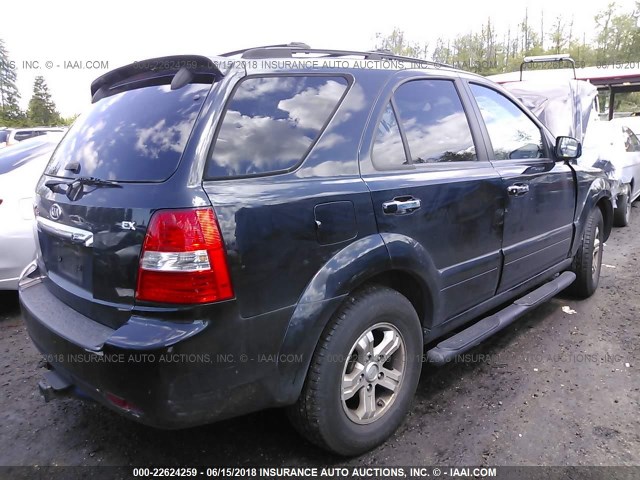 KNDJC736275666214 - 2007 KIA SORENTO EX/LX BLACK photo 4