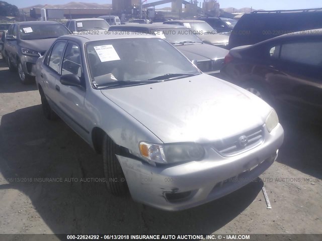 1NXBR12E61Z528564 - 2001 TOYOTA COROLLA CE/LE/S SILVER photo 1