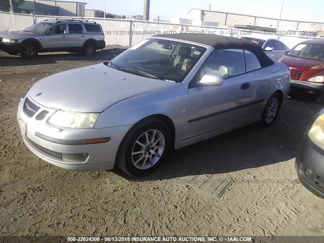 YS3FD75Y046007824 - 2004 SAAB 9-3 ARC SILVER photo 2