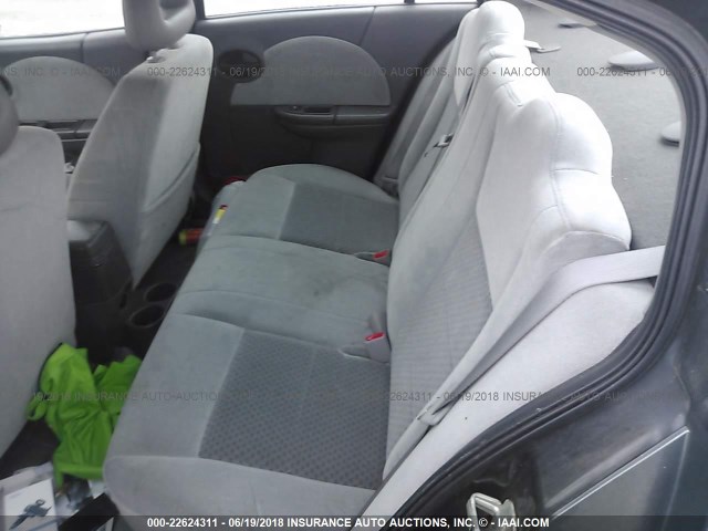 1G8AL52F55Z150192 - 2005 SATURN ION LEVEL 3 GRAY photo 8