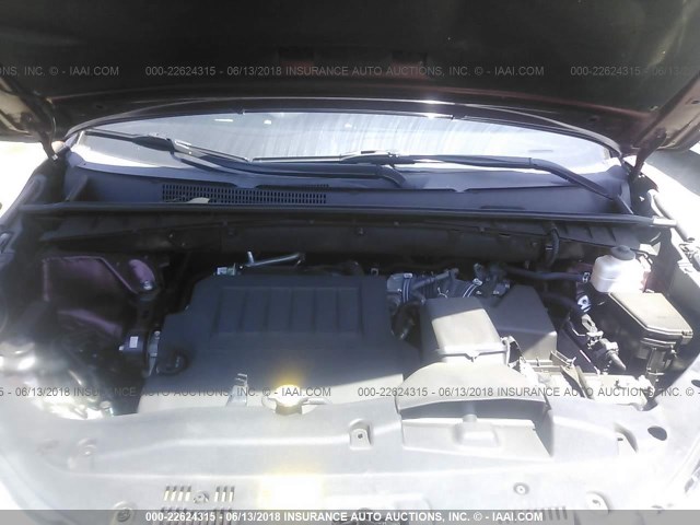 5TDZKRFHXFS058500 - 2015 TOYOTA HIGHLANDER LE/LE PLUS RED photo 10