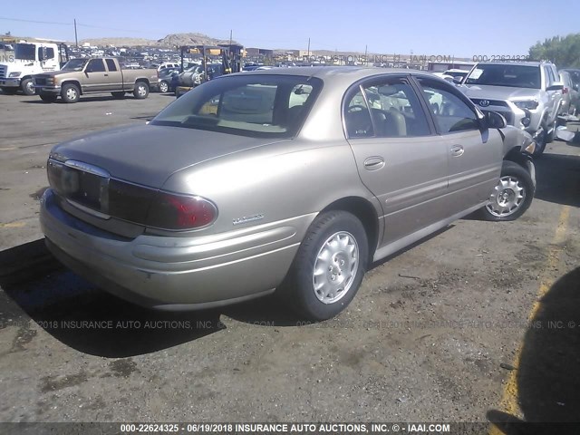 1G4HR54K32U157319 - 2002 BUICK LESABRE LIMITED GOLD photo 4