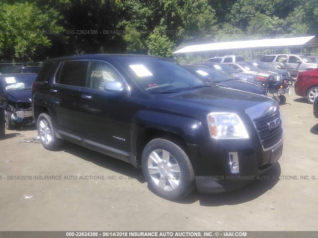 2GKFLREK1D6149597 - 2013 GMC TERRAIN SLE BLACK photo 1