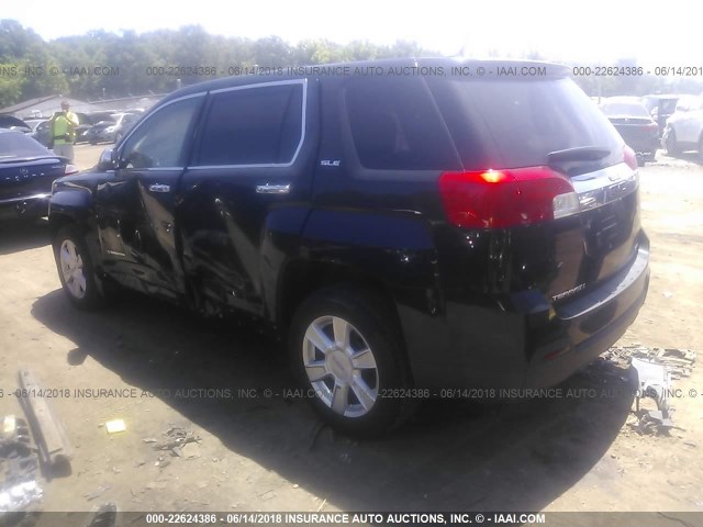 2GKFLREK1D6149597 - 2013 GMC TERRAIN SLE BLACK photo 3