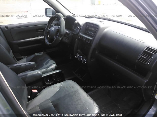 SHSRD78956U442816 - 2006 HONDA CR-V SE/EX GRAY photo 5