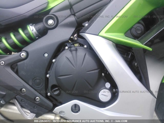 JKAEXEE15GDA20941 - 2016 KAWASAKI EX650 E GREEN photo 8