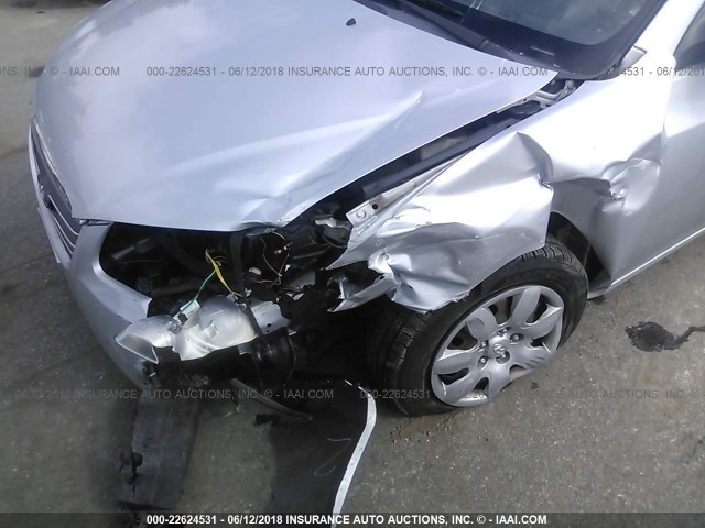 KMHDU46D59U595503 - 2009 HYUNDAI ELANTRA GLS/SE SILVER photo 6