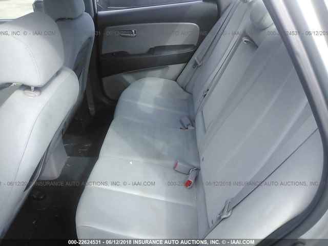 KMHDU46D59U595503 - 2009 HYUNDAI ELANTRA GLS/SE SILVER photo 8