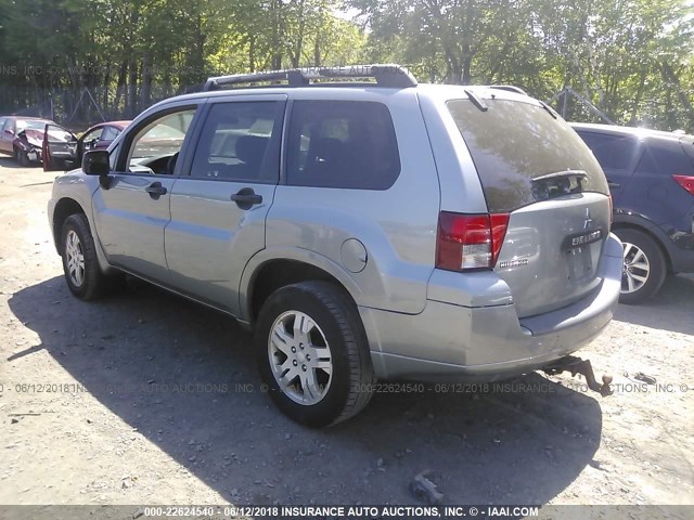 4A4MN21S98E042902 - 2008 MITSUBISHI ENDEAVOR LS GRAY photo 3