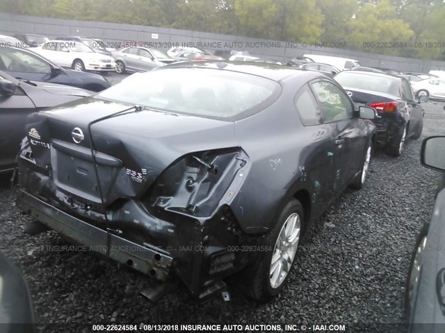 1N4BL24E98C226250 - 2008 NISSAN ALTIMA 3.5SE GRAY photo 4