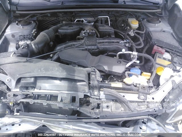 JF2GPABC1G8228321 - 2016 SUBARU CROSSTREK PREMIUM ვერცხლისფერი ფოტო 10